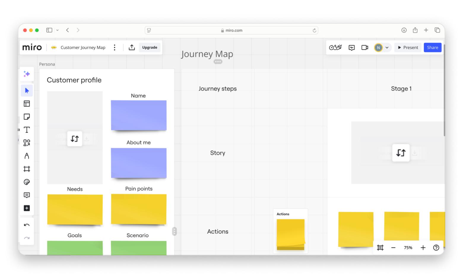Miro mind map tool for collaboration