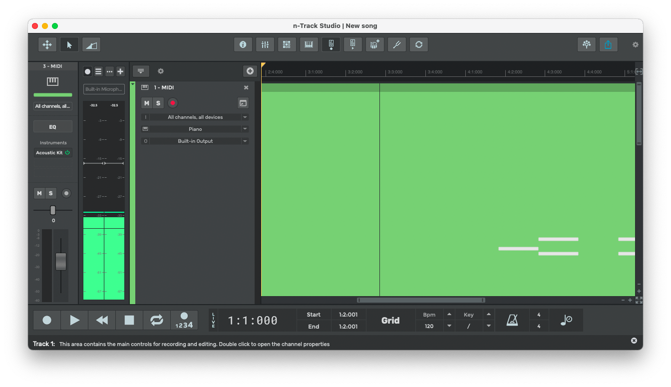 a multi-track music recorder