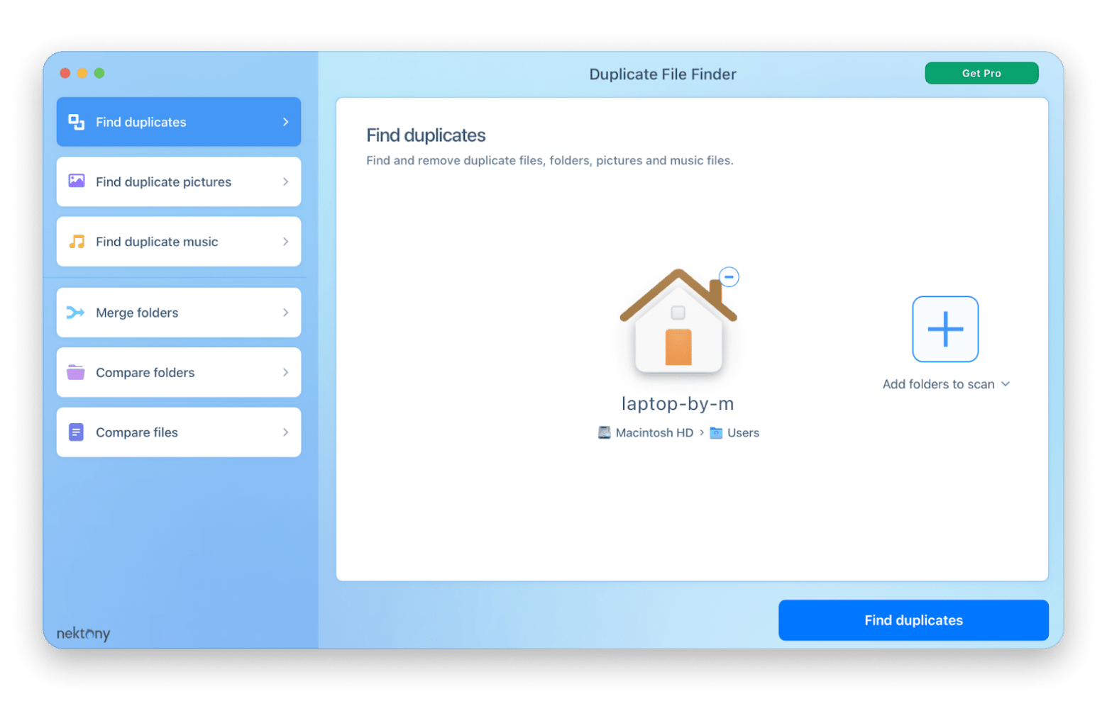 Nektony Duplicate File Finder