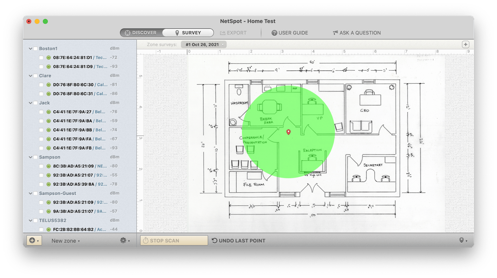 netspot network coverage mac