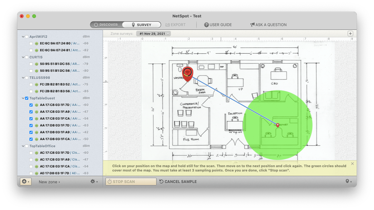 NetSpot Test