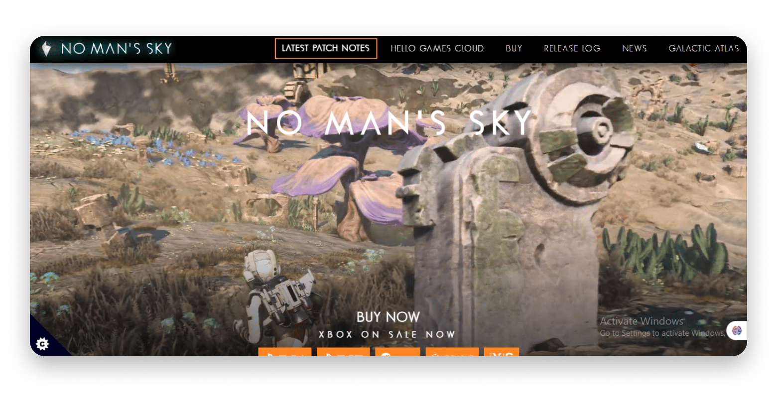 No Mans Sky game