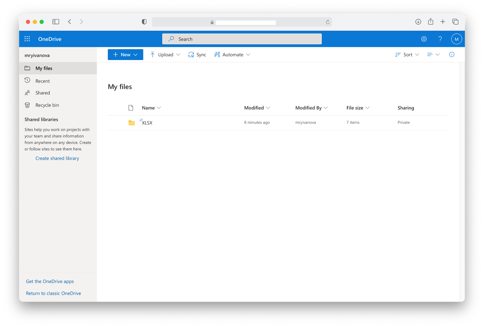 OneDrive On-line