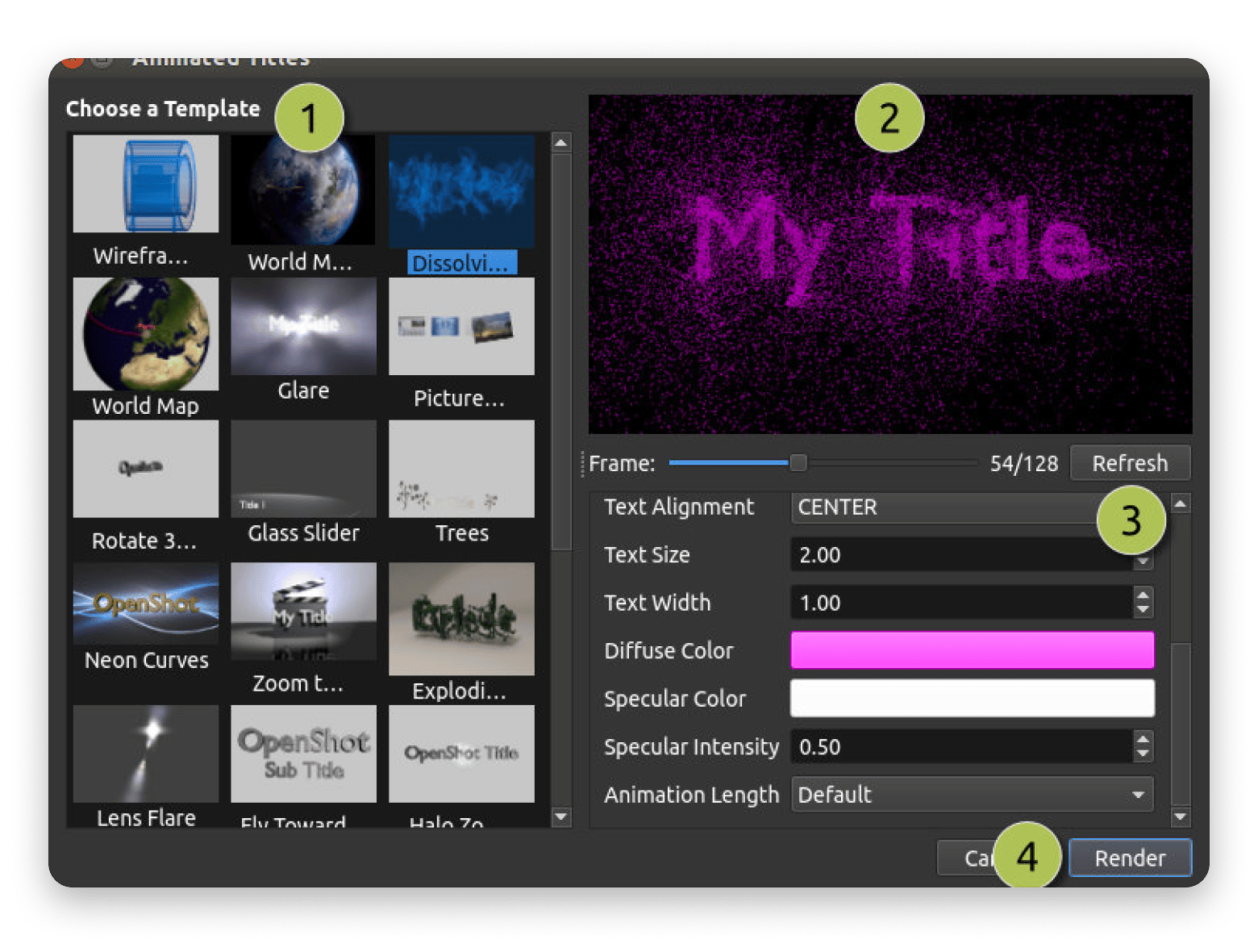 Openshot free video editor