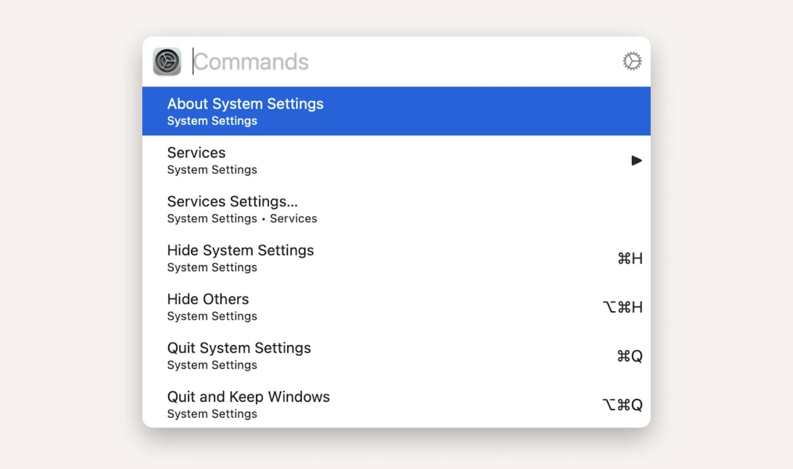 quick access to shortcuts in any apps