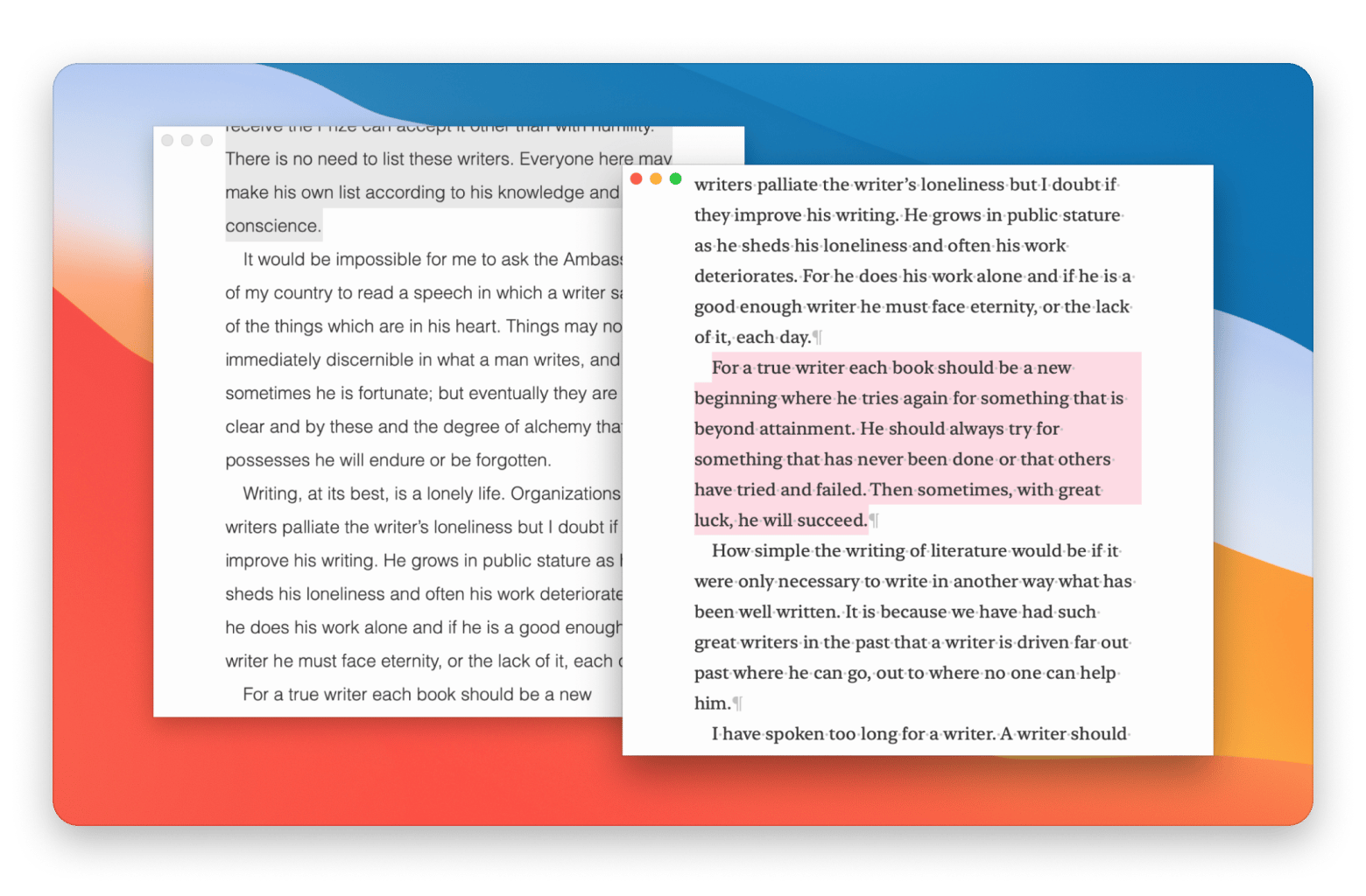 Paper app focus mode, a distraction-free writing tool available on Setapp