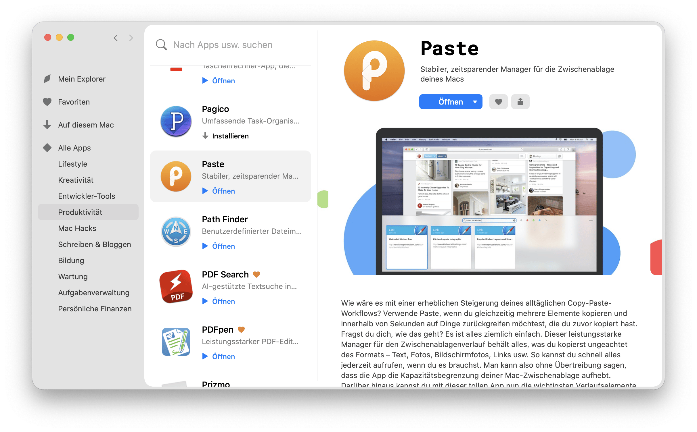 Paste in Setapp