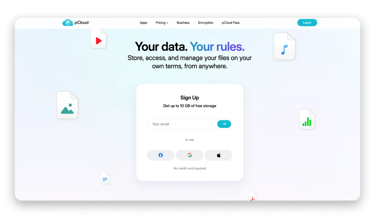 pcloud drive website