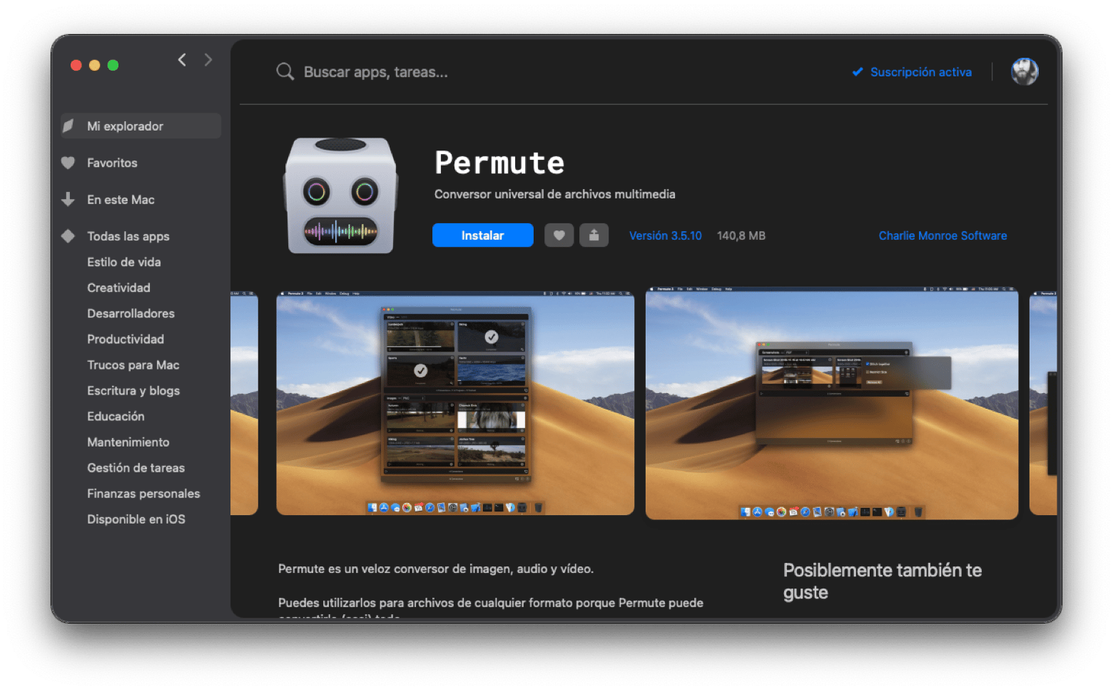 Permute converter