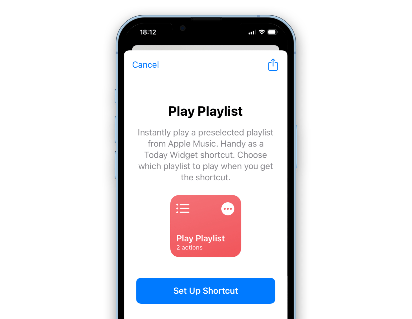 apple music shortcut iPhone