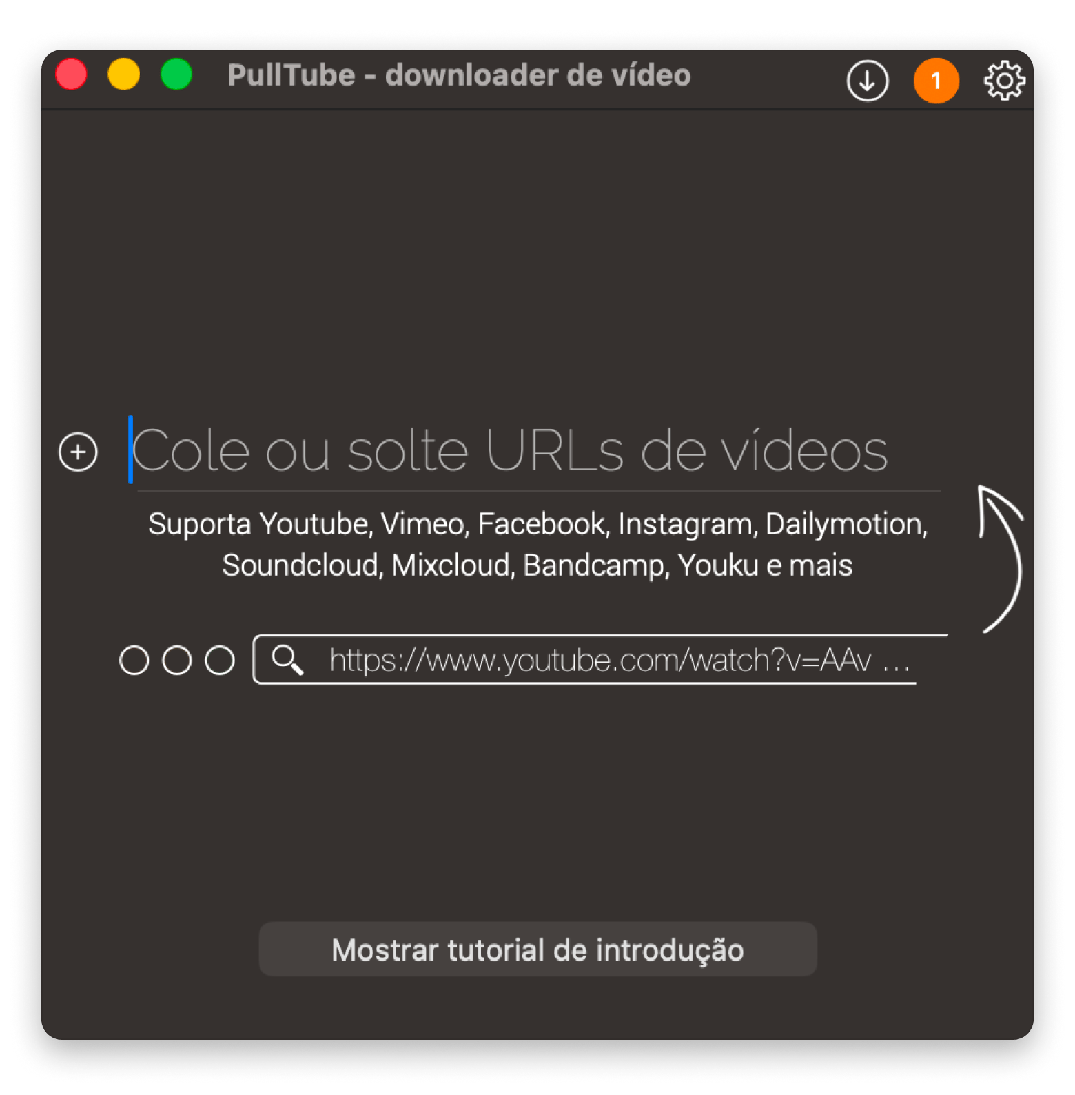 Interface do Pulltube no modo de corte para transformar música em toque personalizado, disponível no Setapp