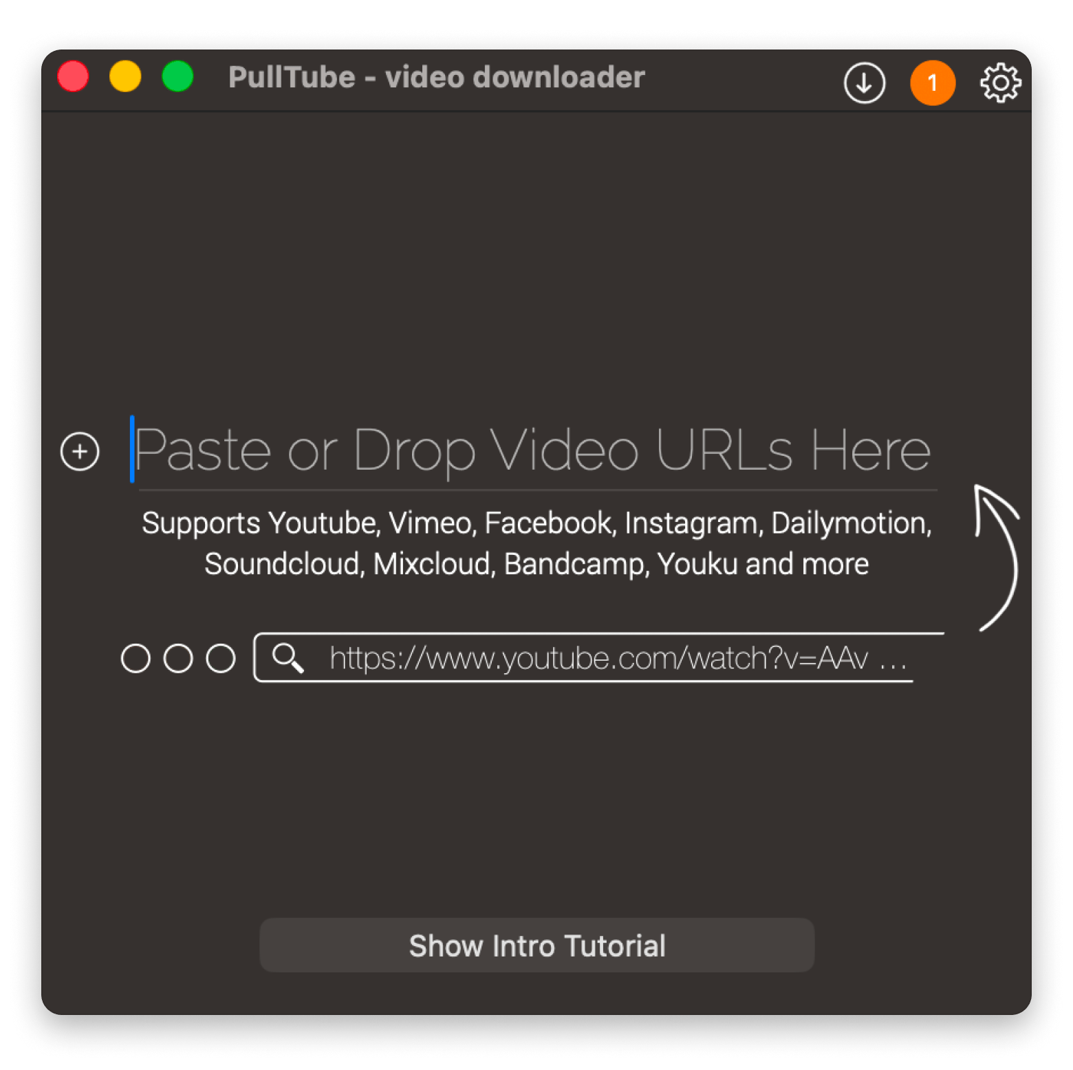 Pulltube's subtitle and trimming options, a video downloader available on Setapp