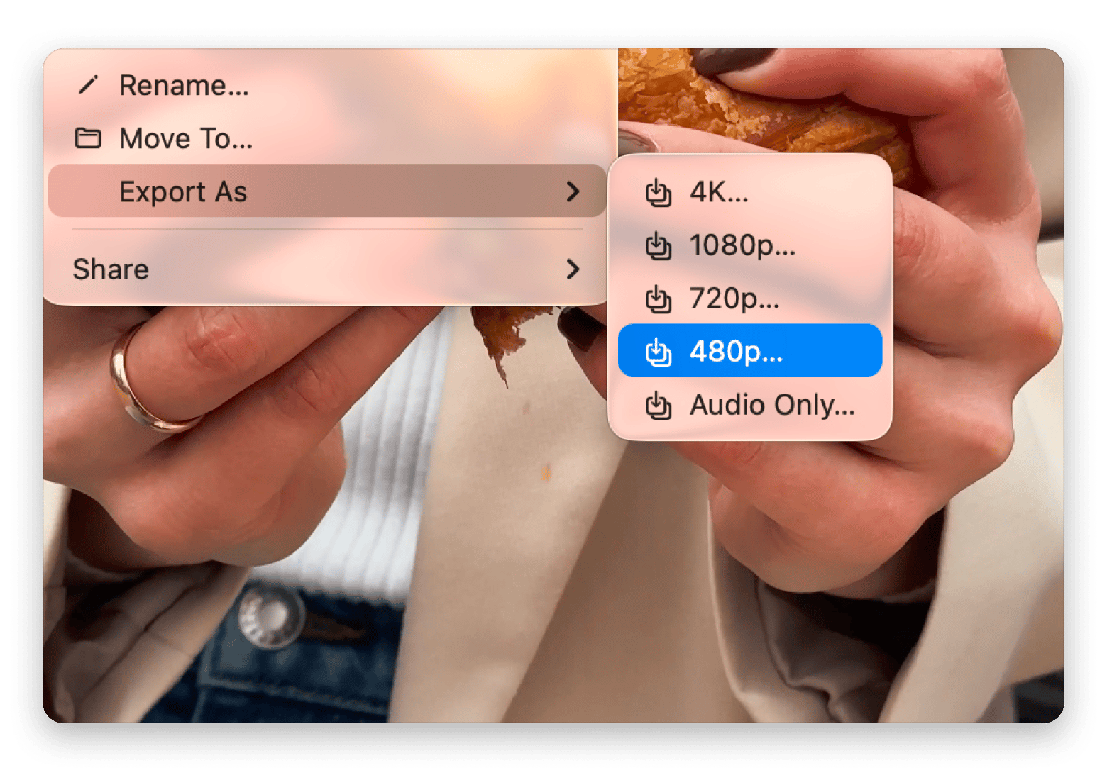 QuickTime is a free app for video compression on Mac