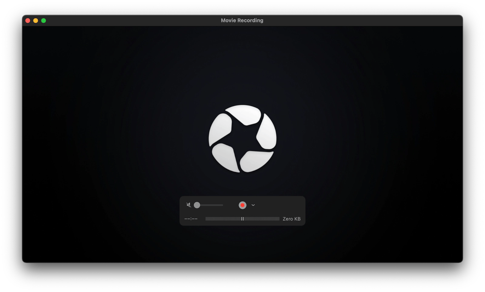 QuickTime Player to record video with your webcam