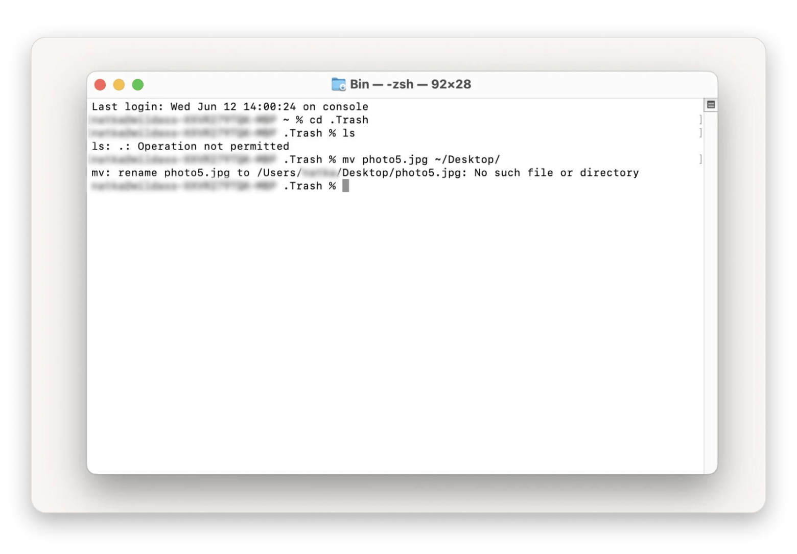 Recover deleted files using Terminal Recover deleted files using Terminal
