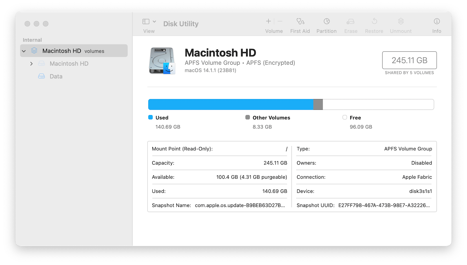 reformat external hard drive Mac using Disk Utility