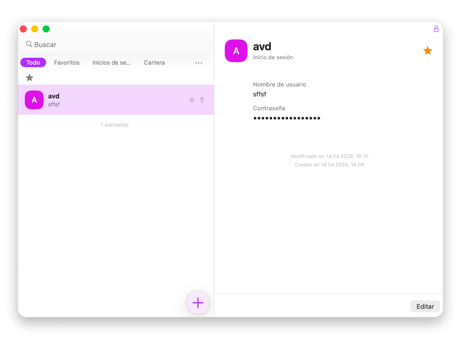 Interfaz de Secrets 4 mostrando el vault de contraseñas y datos sensibles, disponible en Setapp