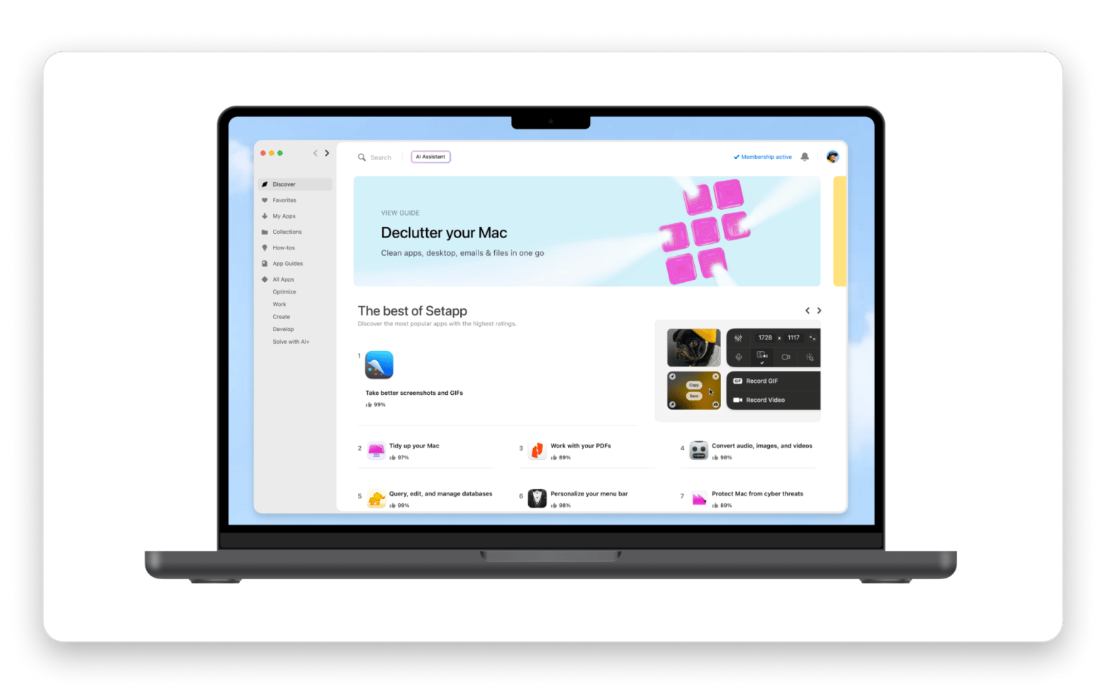Setapp is a curated app library with hundreds of apps for Mac and iPhone Setapp is a curated app library with hundreds of apps for Mac and iPhone