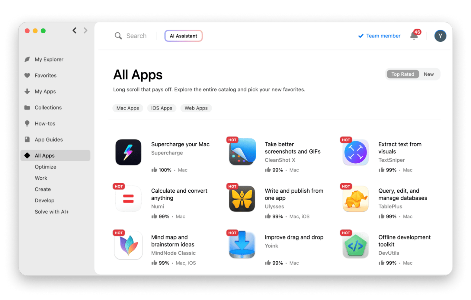 setapp mac app all apps tab