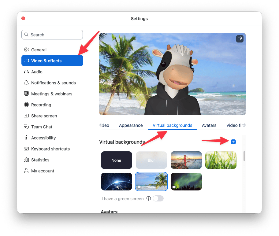 set up virtual background in Zoom