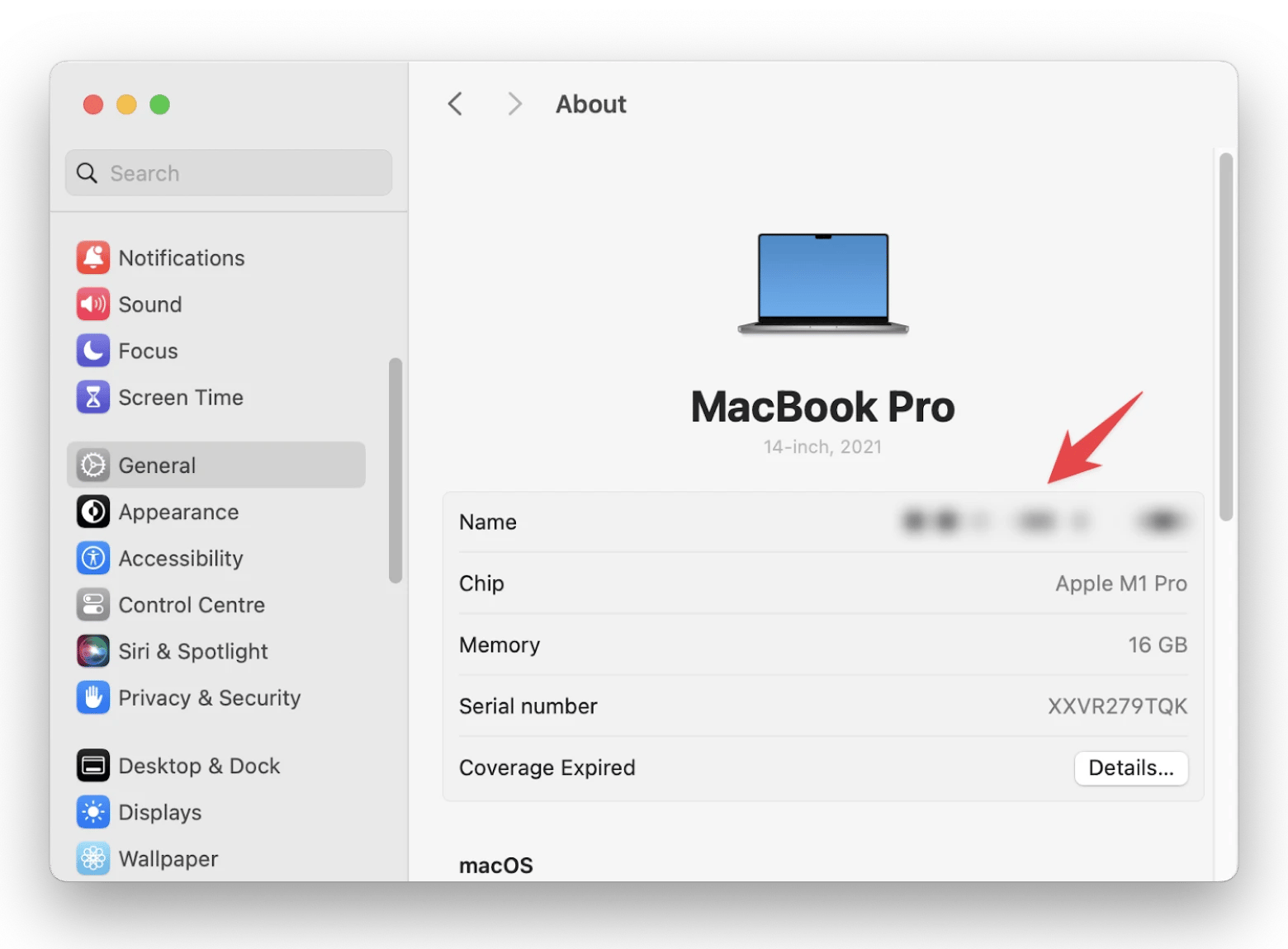 settings change mac name