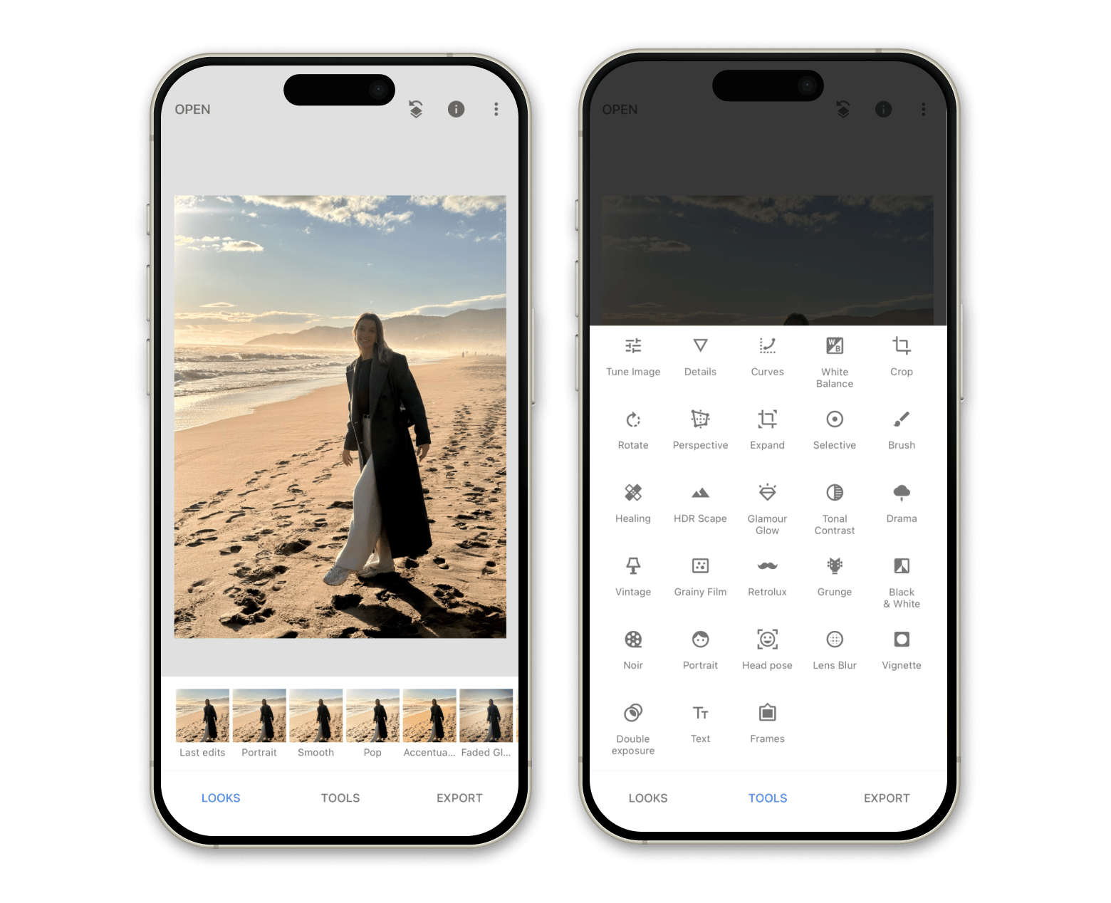 Snapseed free photo editing iPhone