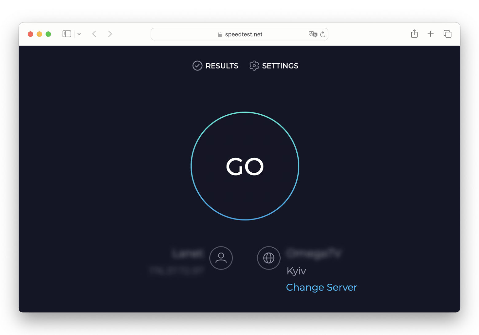 Speedtest tool