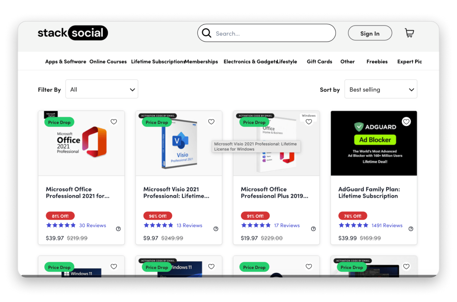Mac app bundles on StackSocial