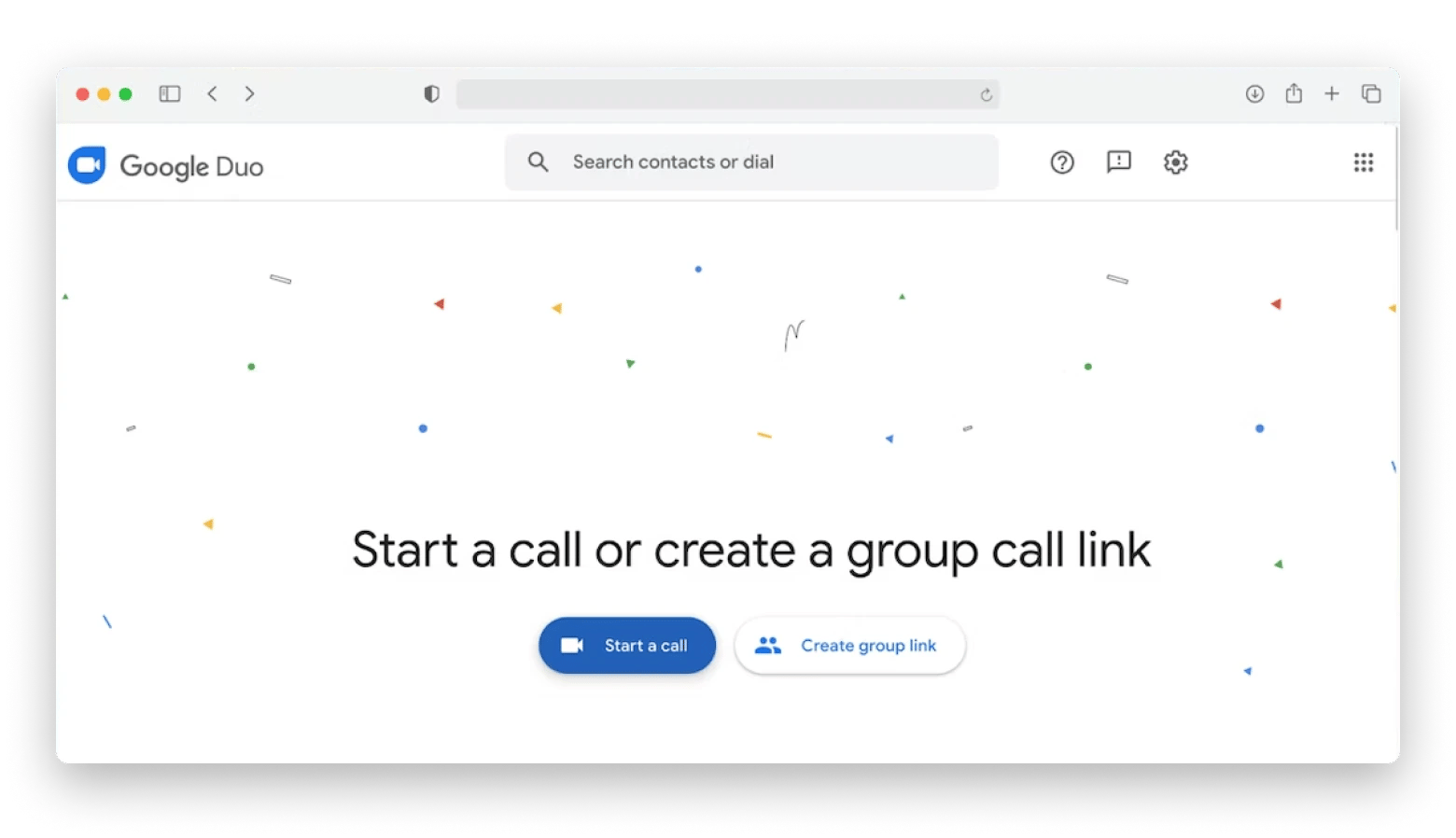 start a group call