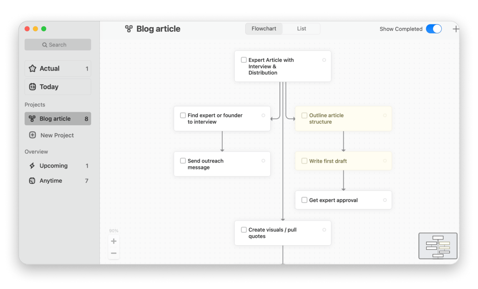 Taskheat is a productivity app included in Setapp