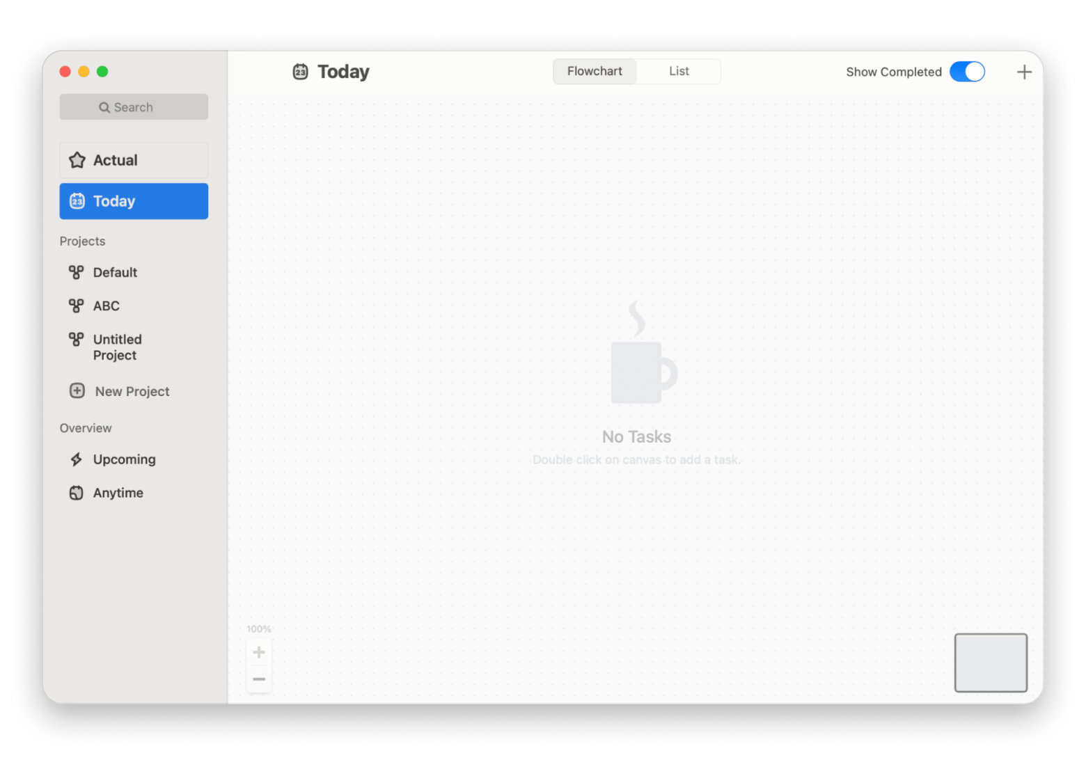Flowchart in Taskheat is available in Setapp
