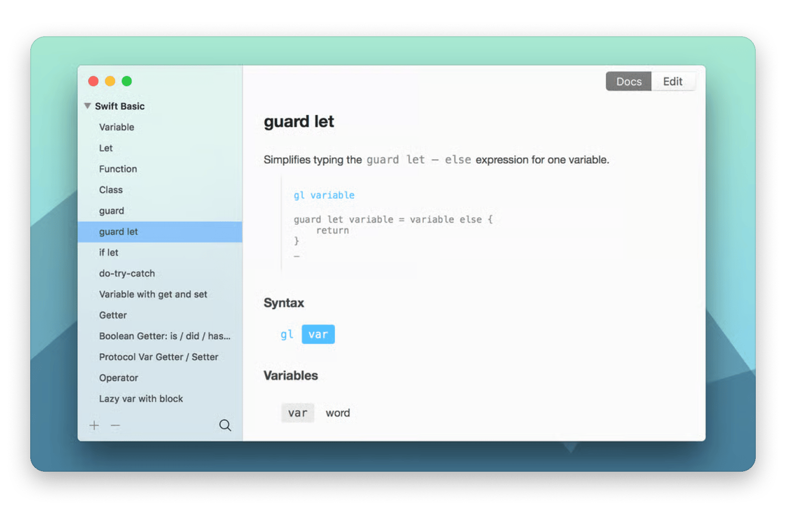 Teacode app for developers
