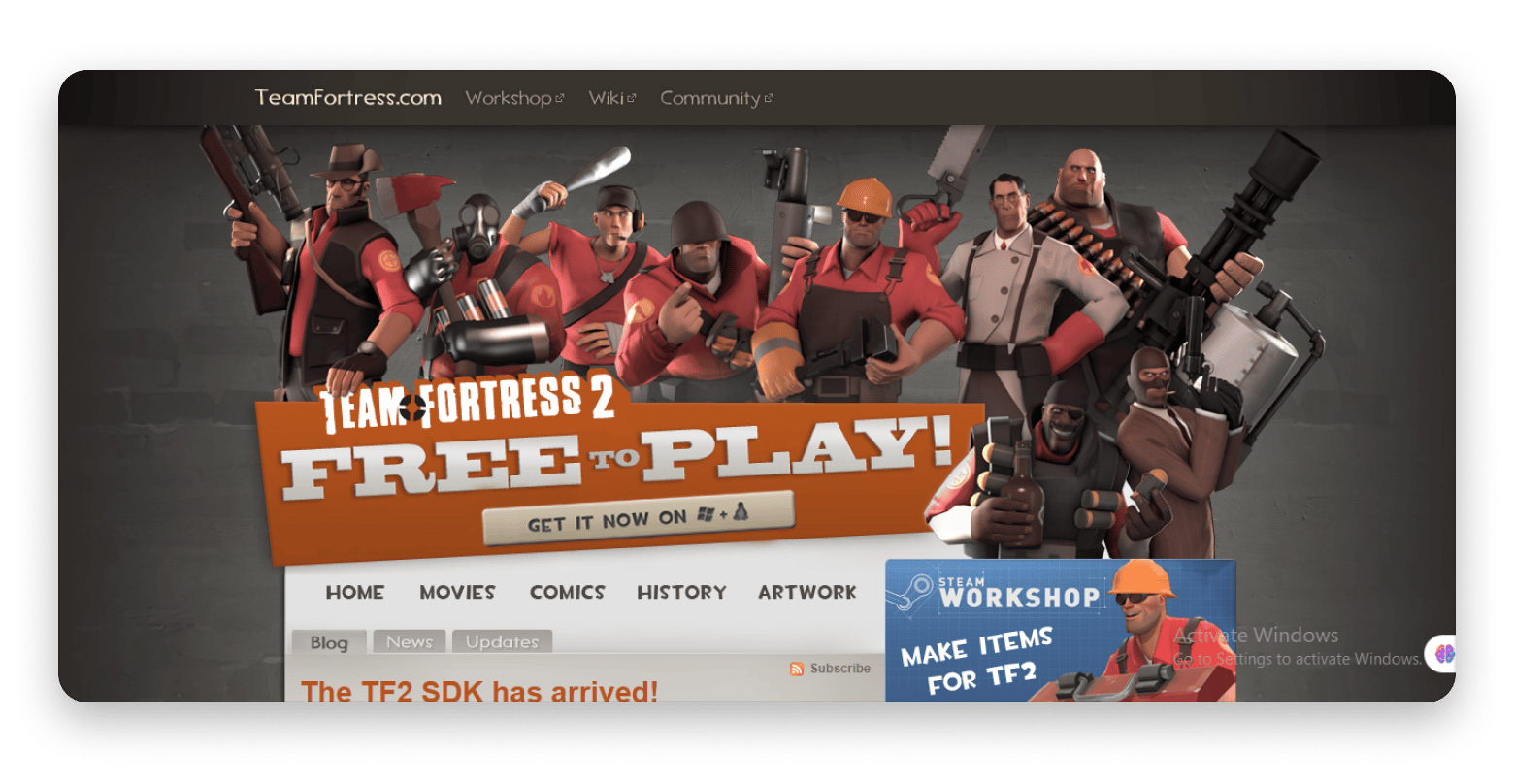 Team Fortress 2 game