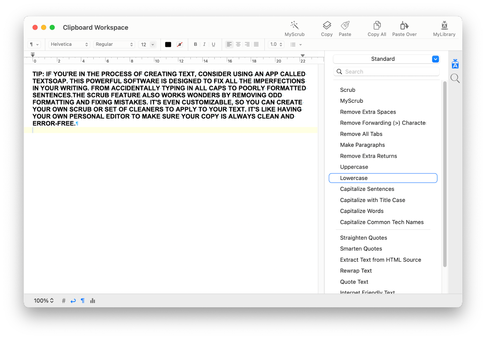 textsoap text editor