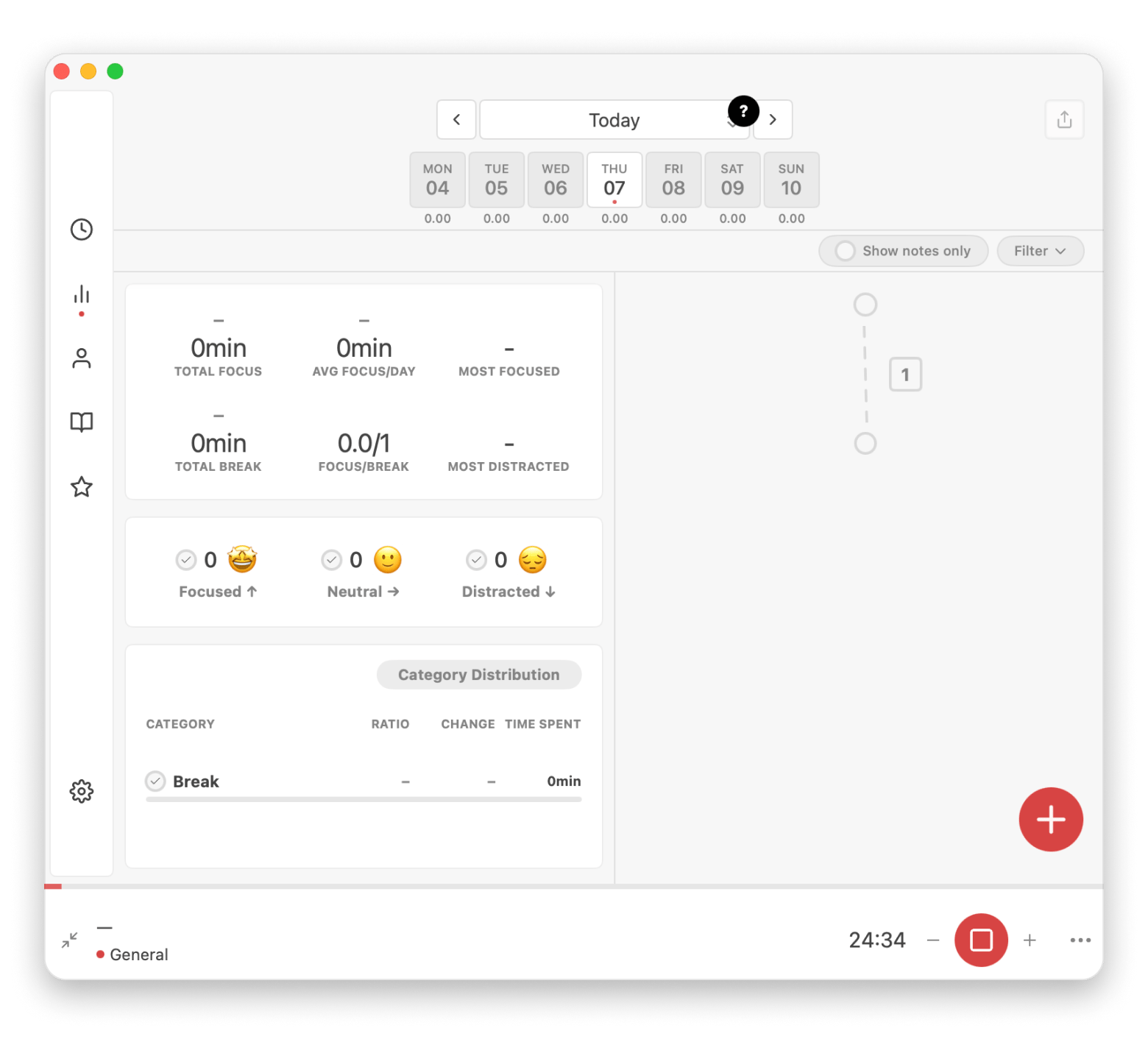 The multi-layered timing settings on Session, a time tracking app that’s available on Setapp