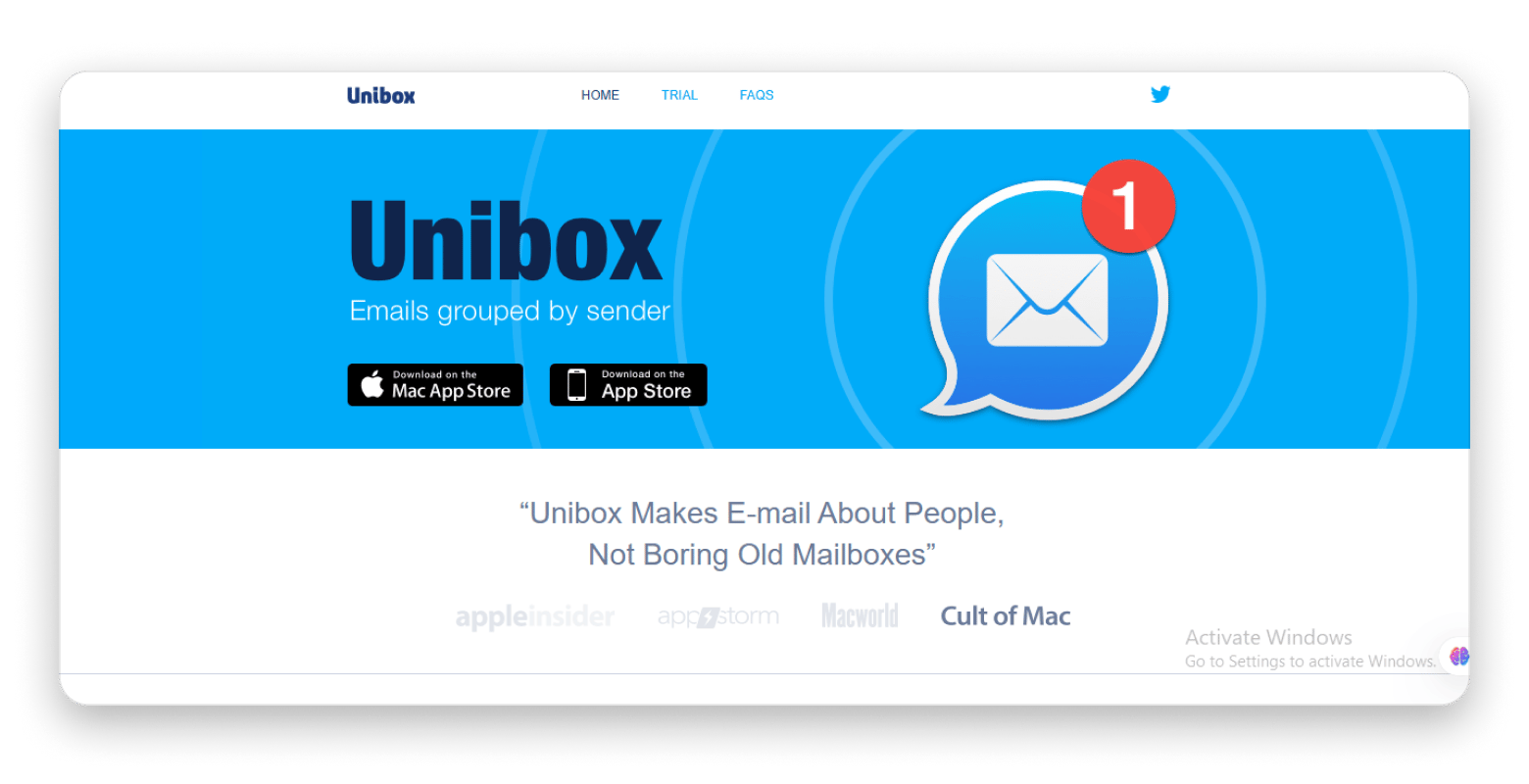 Unibox web