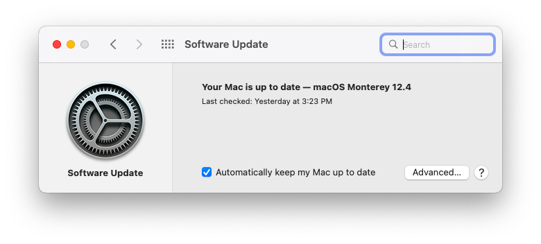 update macOS Mac