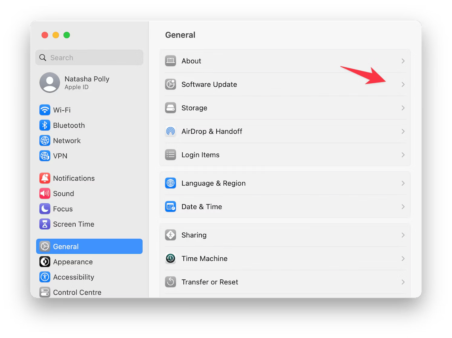 update macos settings