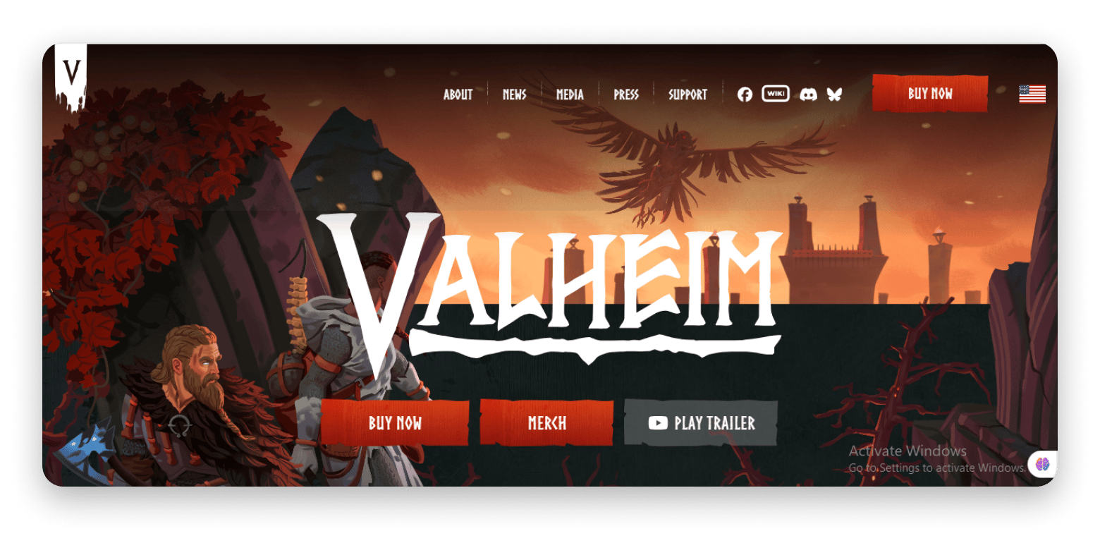Valheim web game