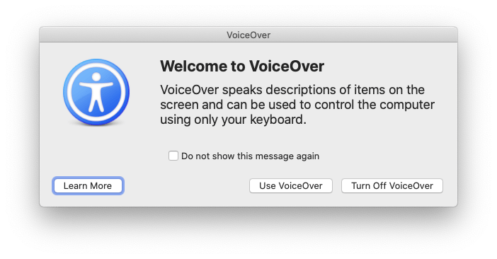 VoiceOver Mac utility