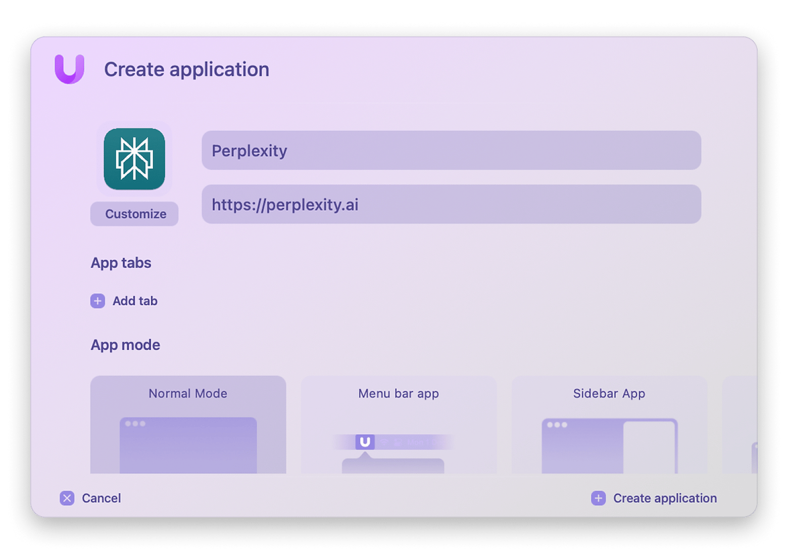 The conversion mechanism of Unite, a website-to-app converter that's available on Setapp