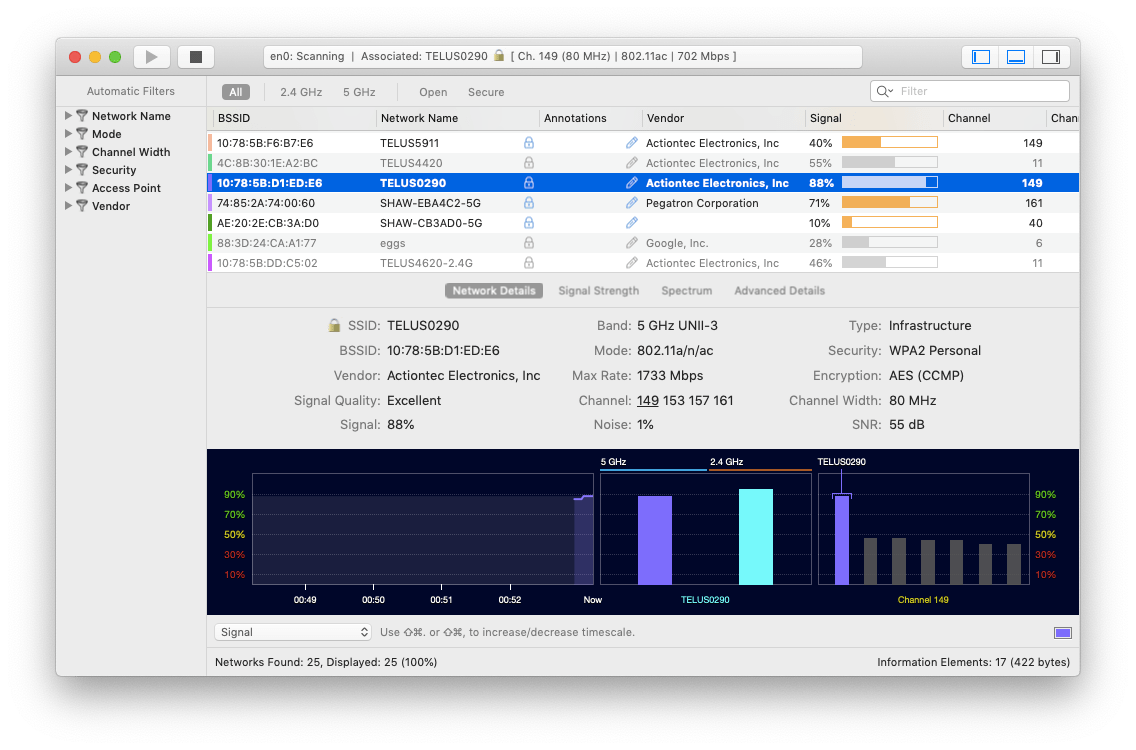 wifi explorer mac network setup