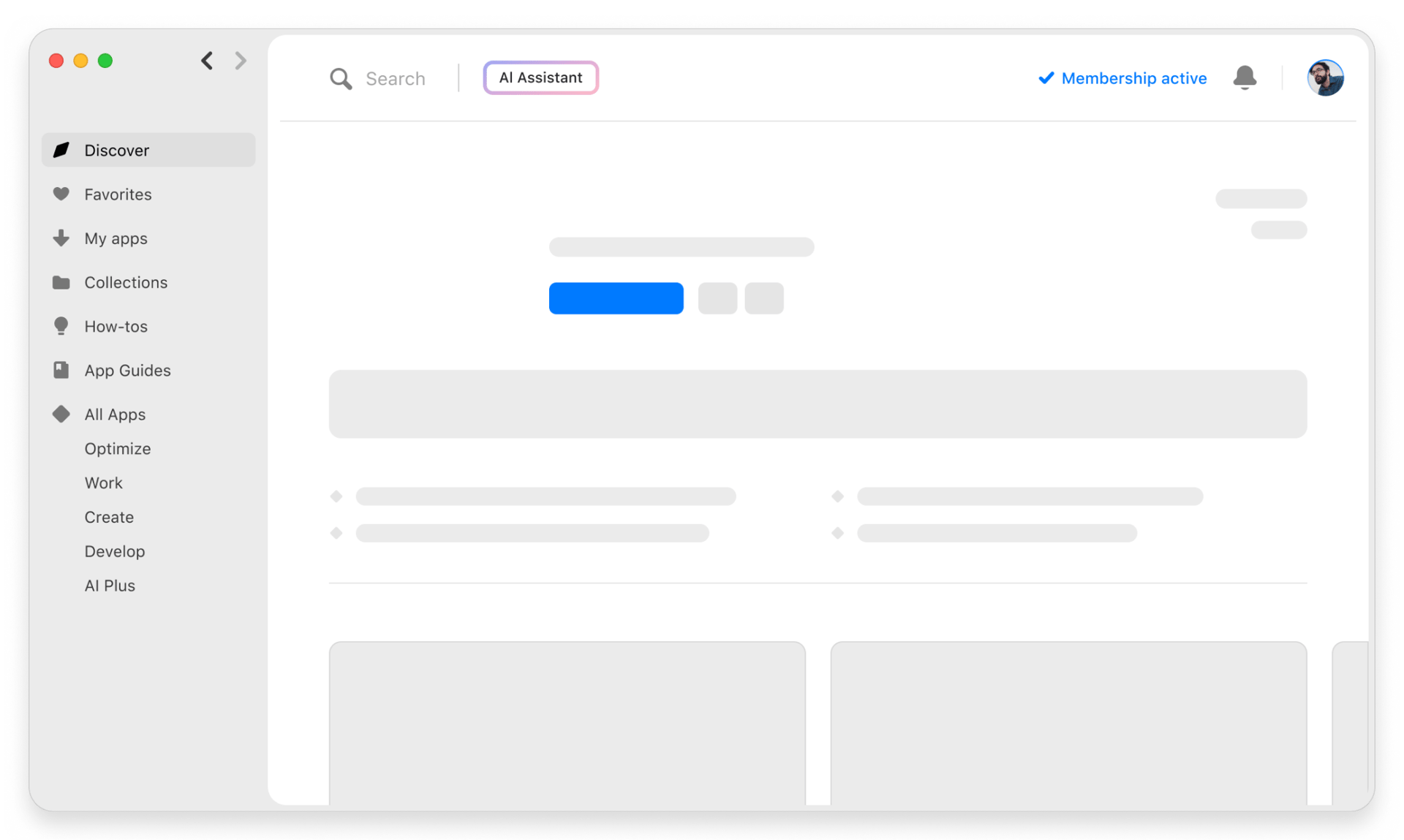Setapp user interface image